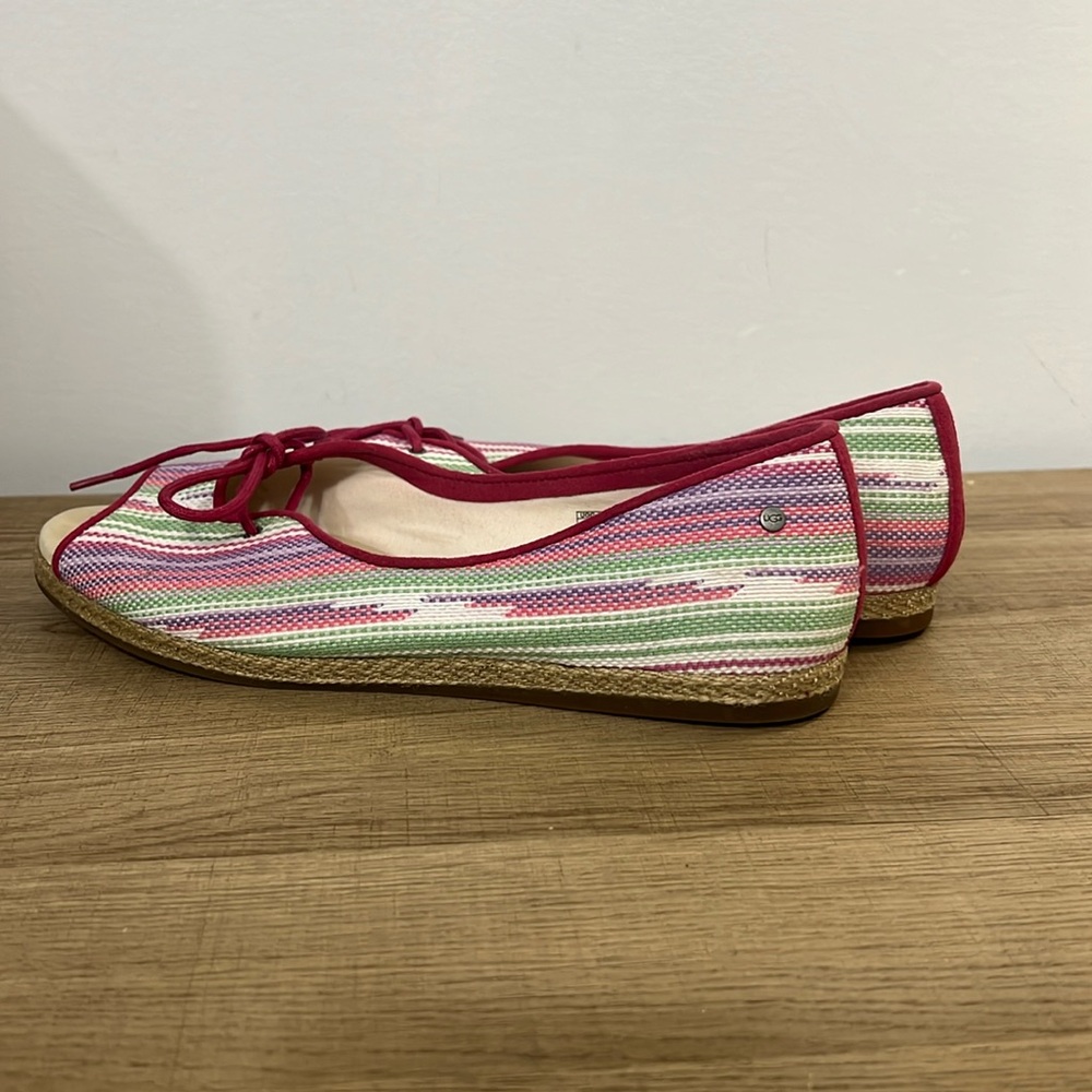 Ugg open Toe Marleigh Serape multicolor Espadrille size 9